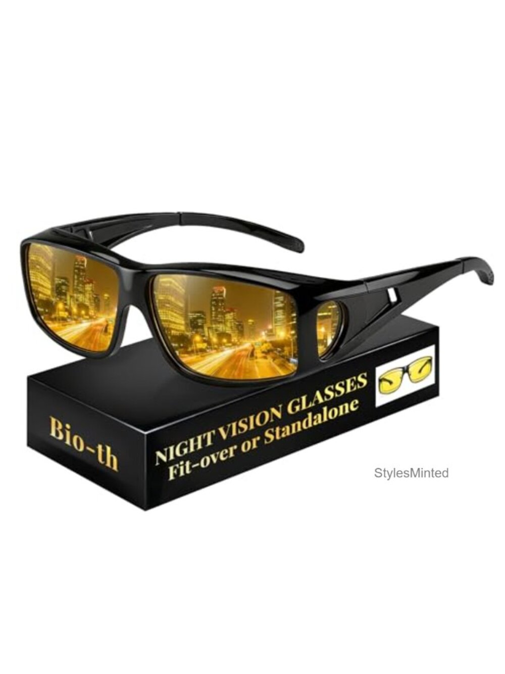 Night Vision Driving Glasses Anti Glare HD Polarized Lens